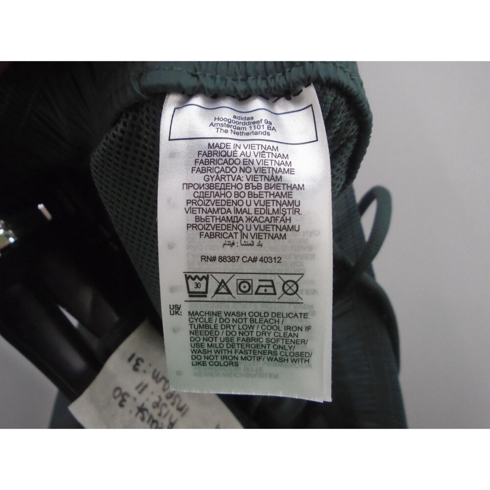 Adidas Tiro Mens Medium Woven Soccer Track Pants Legend Ivy Green Crinkle NWT - Picture 14 of 14